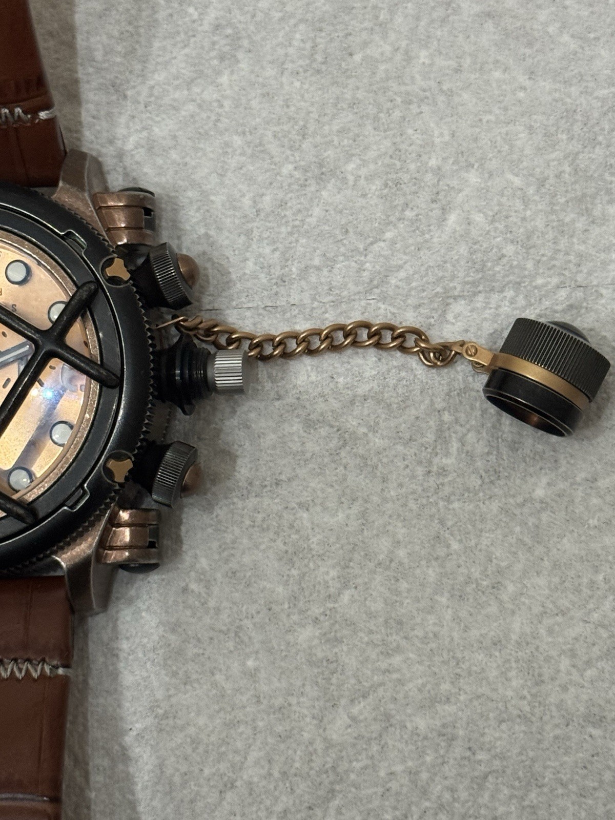 Invicta Russian Diver Nautilus 17354 Man’s Watch flame-fusion crystal no. 005403