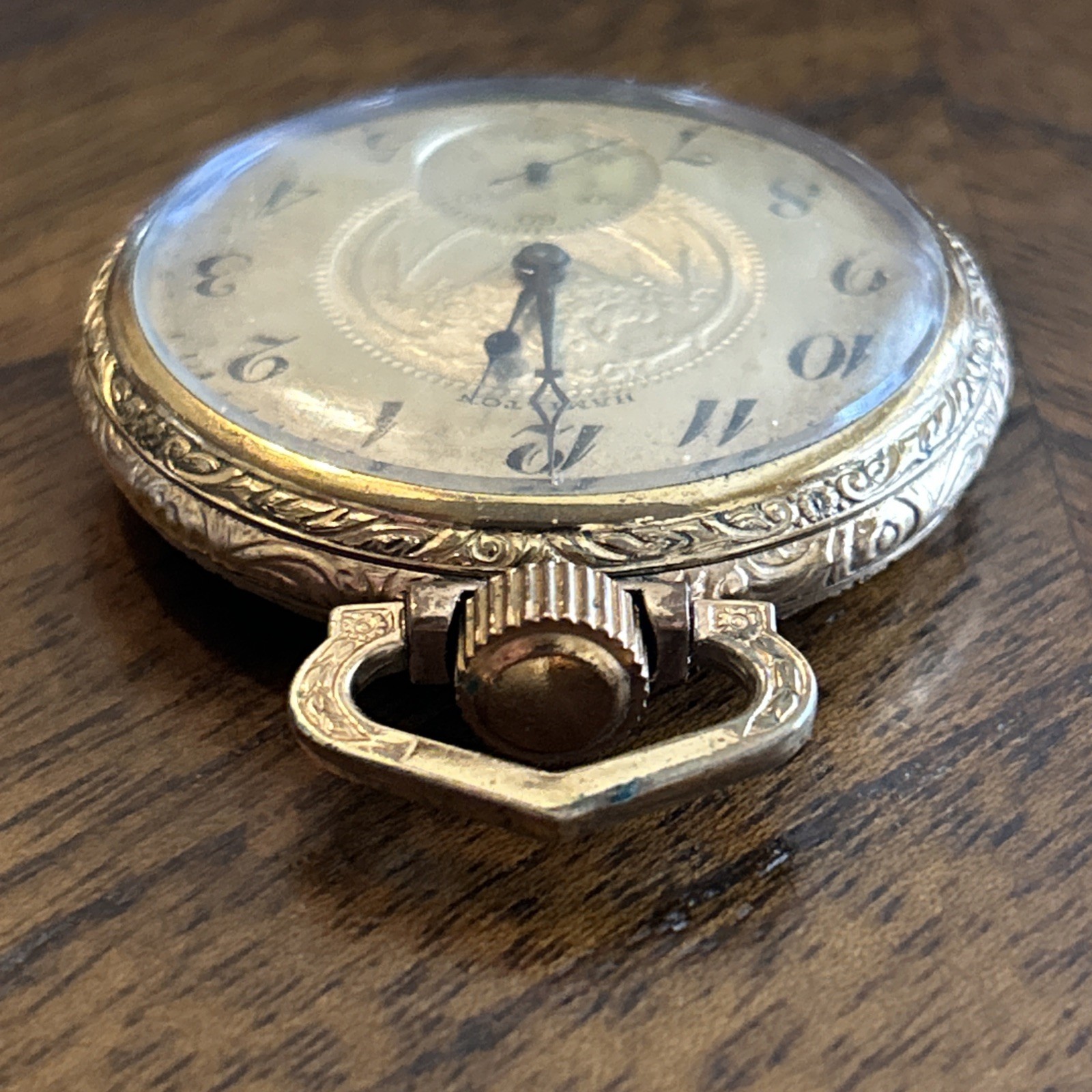 1919 Hamilton Watch Co Model 2 Grade 974 17 Jewels Size 16s Art Deco Dial/Case