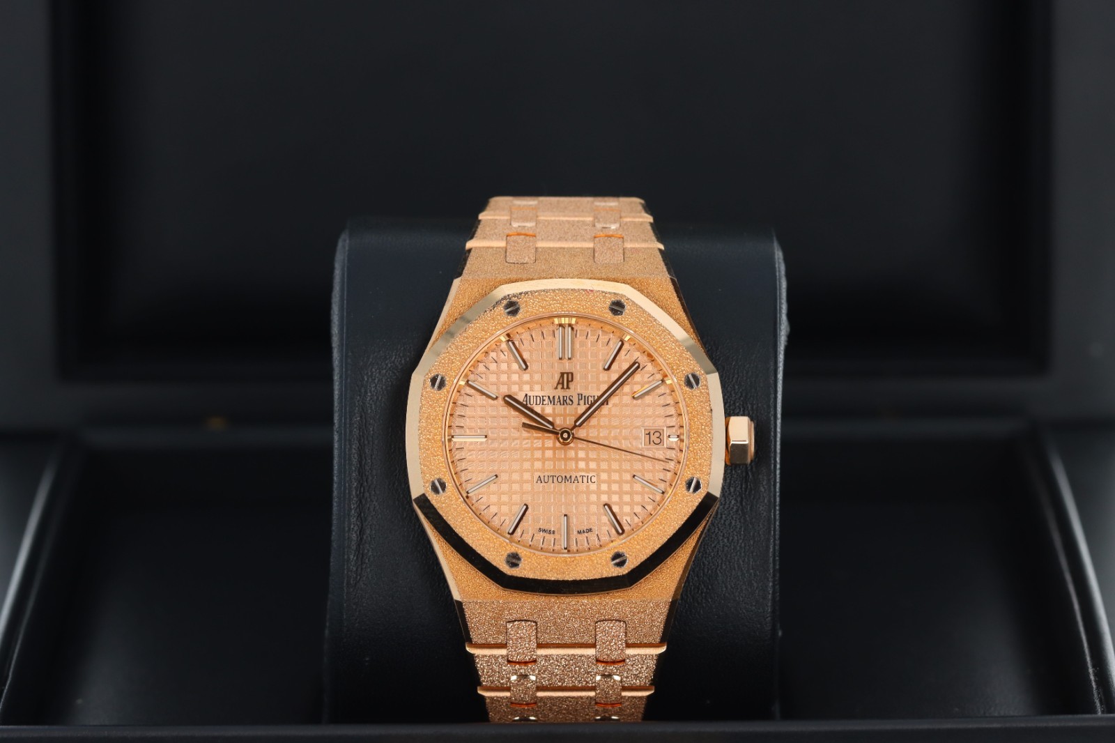 Audemars Piguet Royal Oak 37mm Automatic Frosted Pink Gold 15454OR.GG.1259OR.03