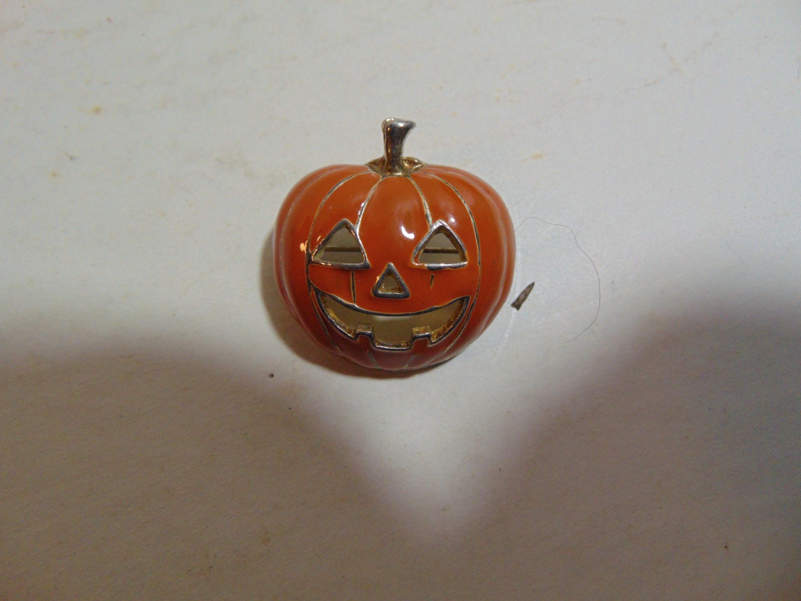 5- HALLOWEEN/FALL FASHION PINS-BLACK CAT, PUMPKIN, GHOST, MOOSE-VINTAGE