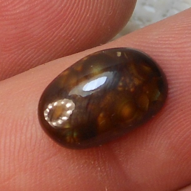 4.90ct Mexican Fire Agate 14.9mm x 9.8mm x 4.1mm