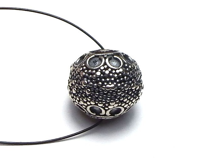 Bali STERLING SILVER Focal Bead Handmade BIG Indonesia – CHOOSE STYLE