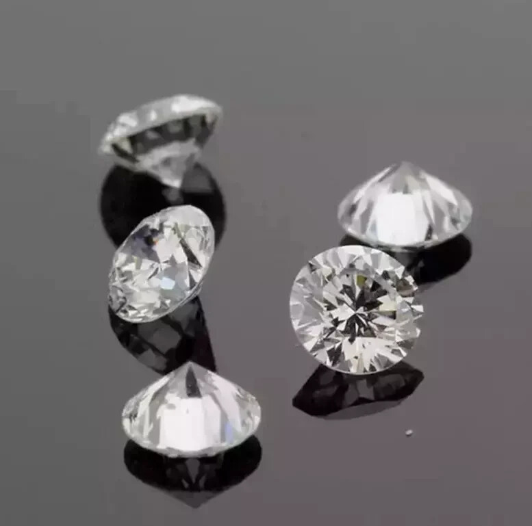 Natural Certified White Zircon Round Cut 6 mm Cambodian 80 Pcs Gemstone Lot