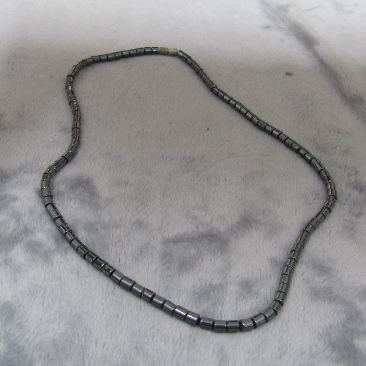 Men’s Teens Jewelry Black Hematite Dashing Casual Chic 18.5 in Long