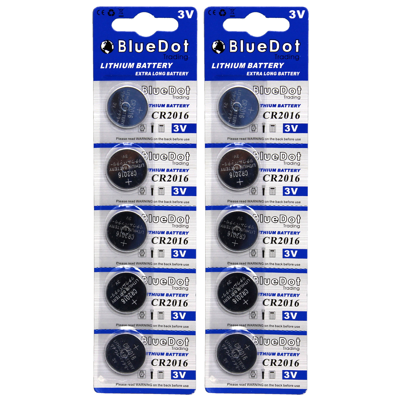 10 PC CR2016 CR 2016 DL2016 208-208 Lithium battery ~ Fast Shipping from USA