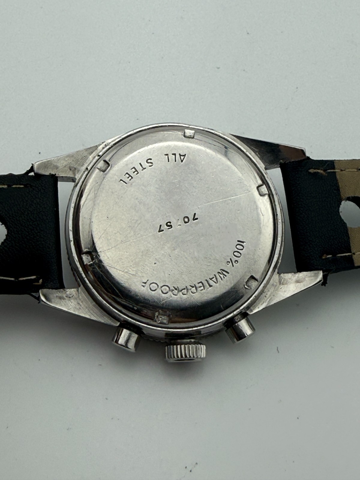 VINTAGE YEMA RALLYGRAF “MARIO ANDRETTI” MANUAL WIND CHRONOGRAPH VALJOUX 7733