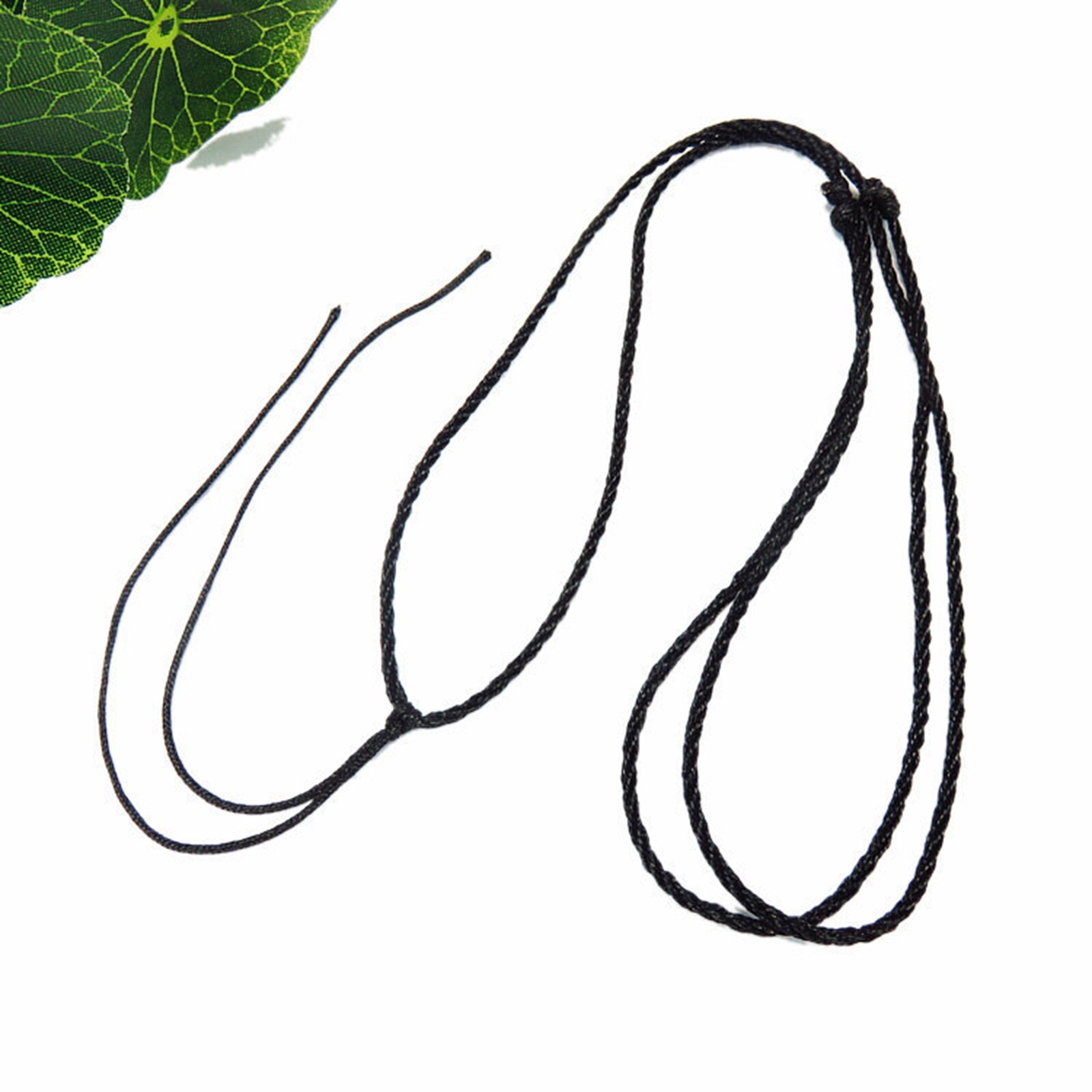 Chinese Silk Thread Hand Knotted Cord String Pendant Necklace Adjustable
