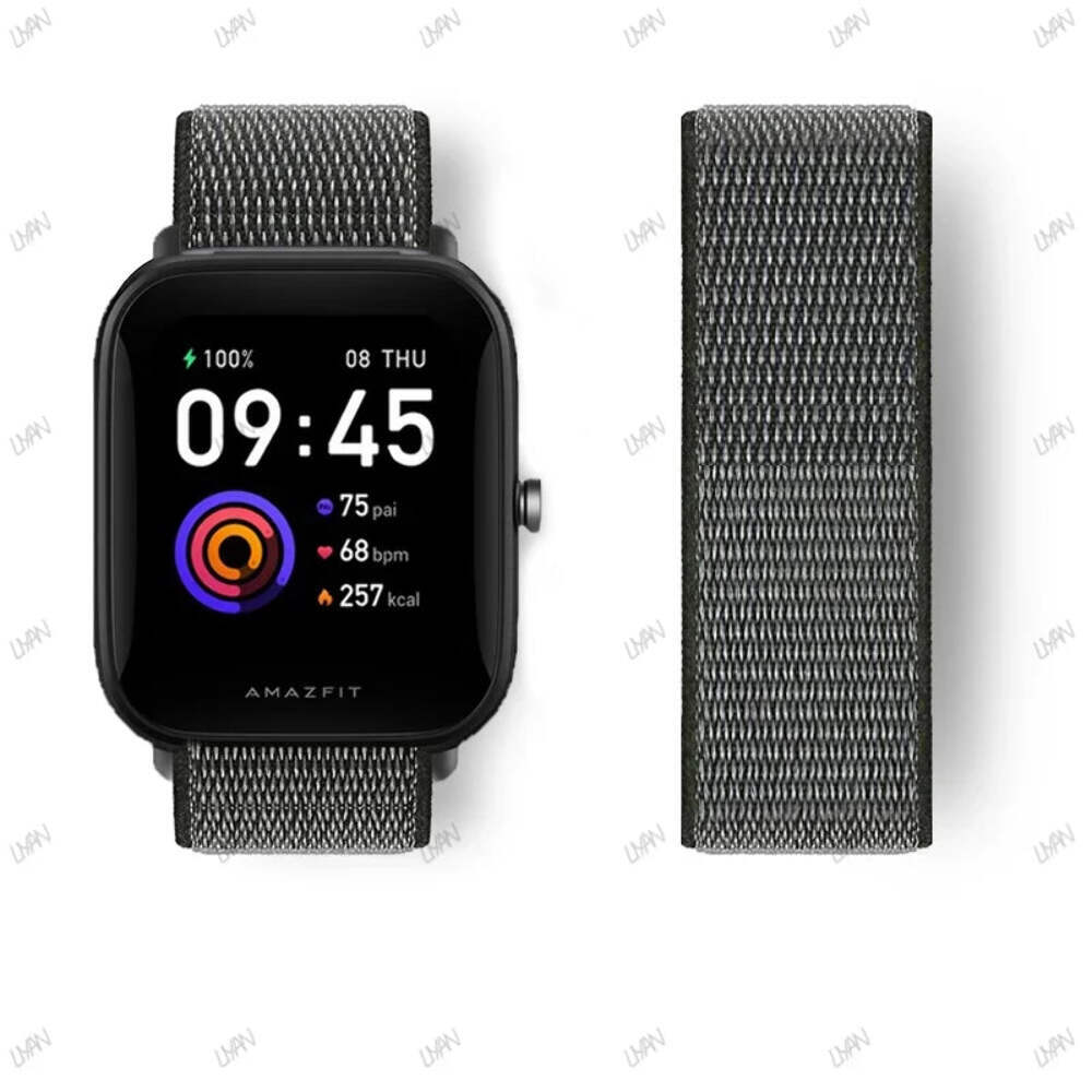 20mm/22mm watch band For Amazfit GTR/GTS 4-3-2-2e/GTR 42mm-47mm/bip-U-S-lite Nyl