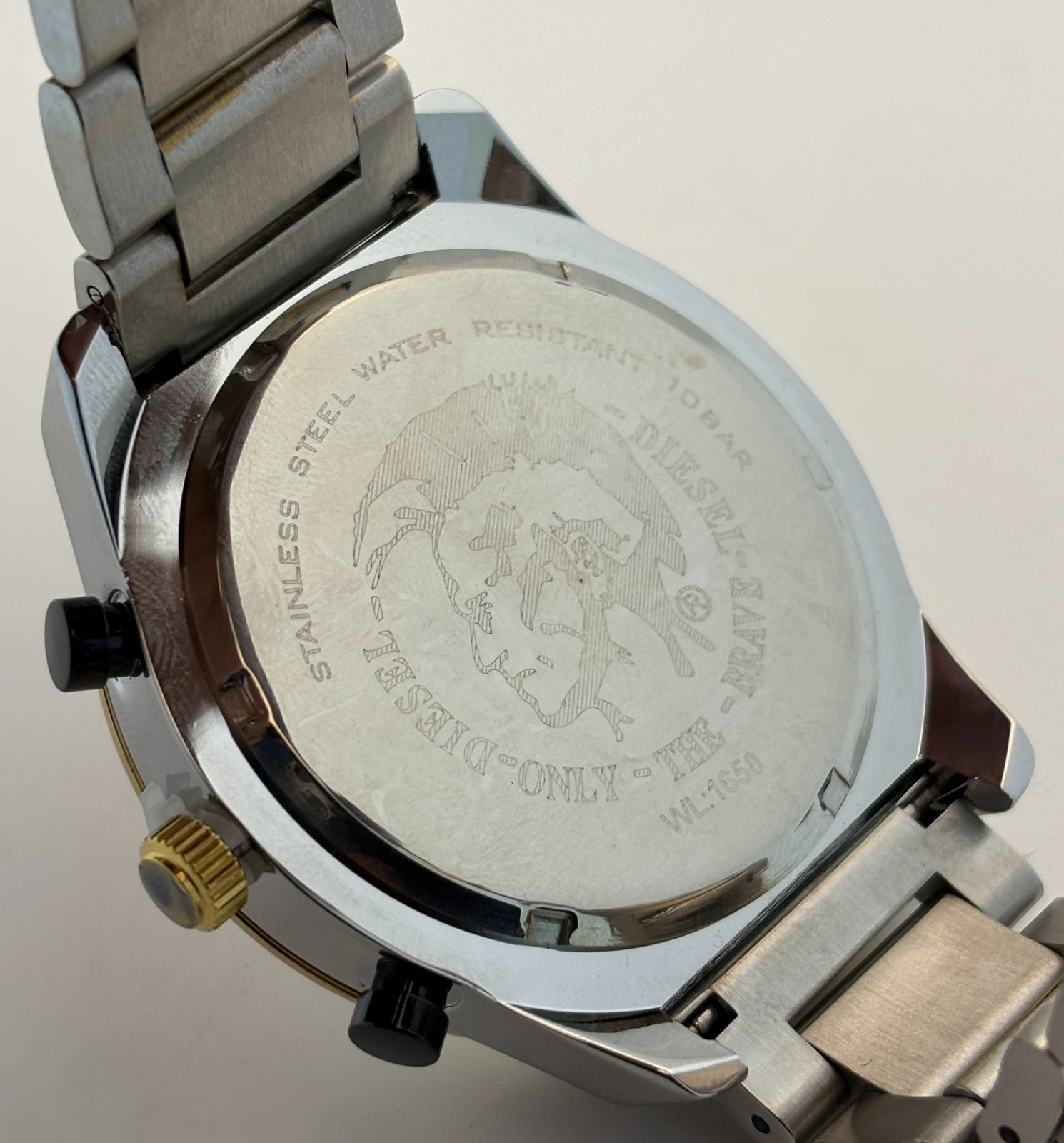 Refurbished Men’s Diesel 5 Bar Chrono Quartz White Dial Sub-Sec/Date Wristwatch
