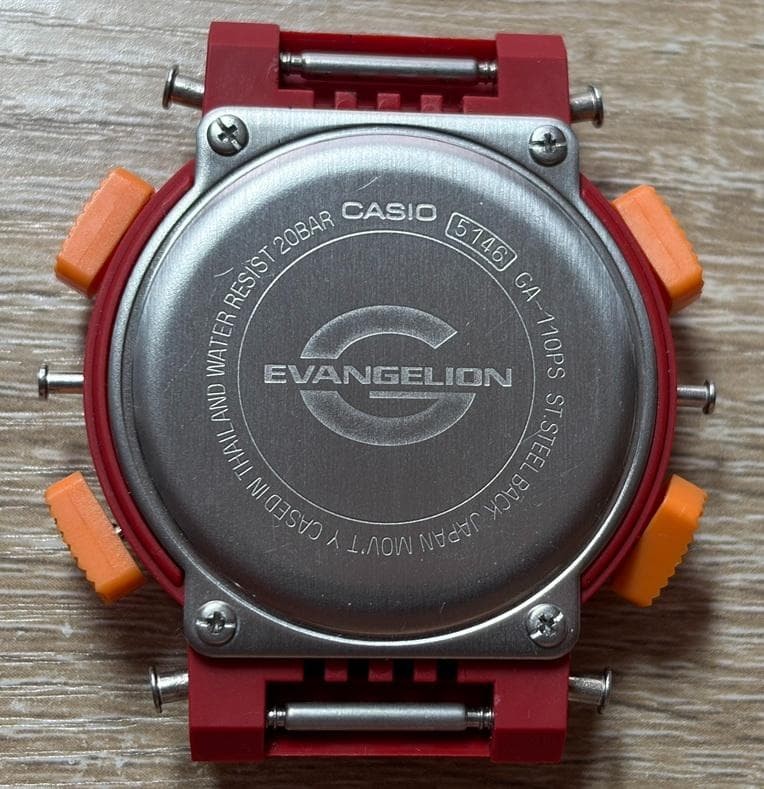 CASIO G-SHOCK GA-110PS Evangelion Rei Ayanami Limited Watch Japan