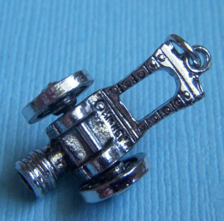 Vintage Kinney cannon silver tone charm