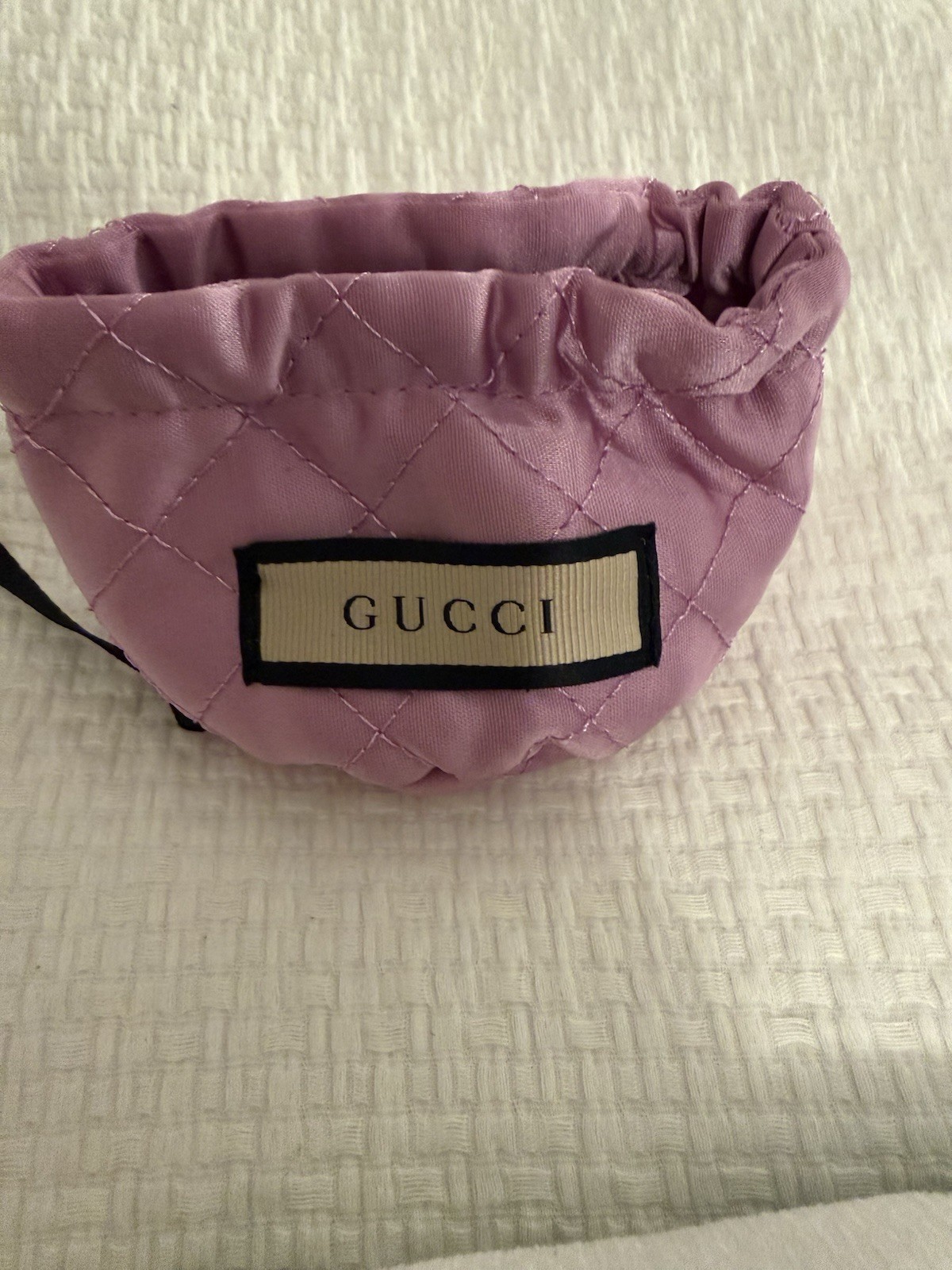 Gucci Gold Chain Charm Bracelet Adjustable Lobster Clasp Logo Charm