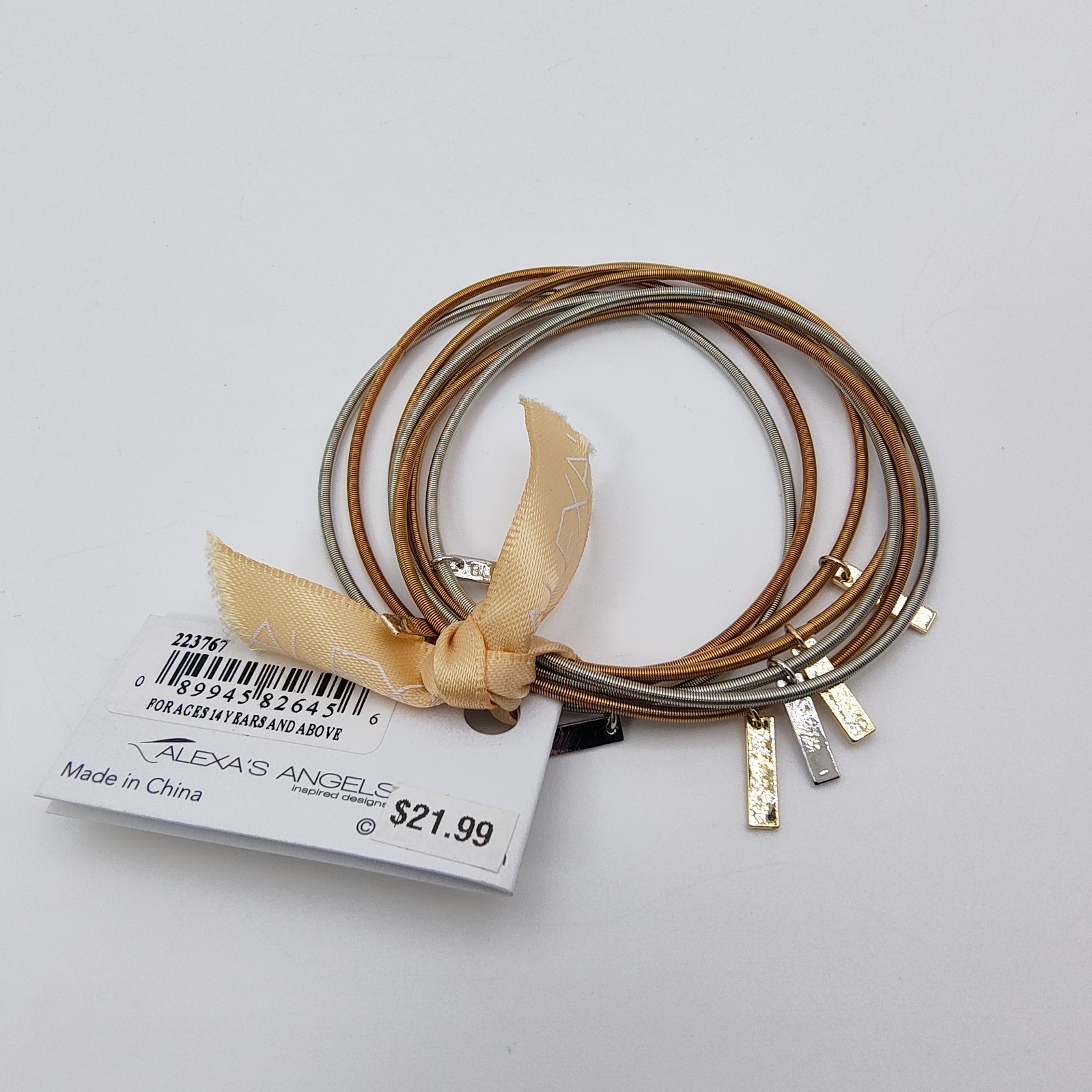 NEW Alexa’s Angels Guitar String Bracelet Set of 7 Stackable Inspiration