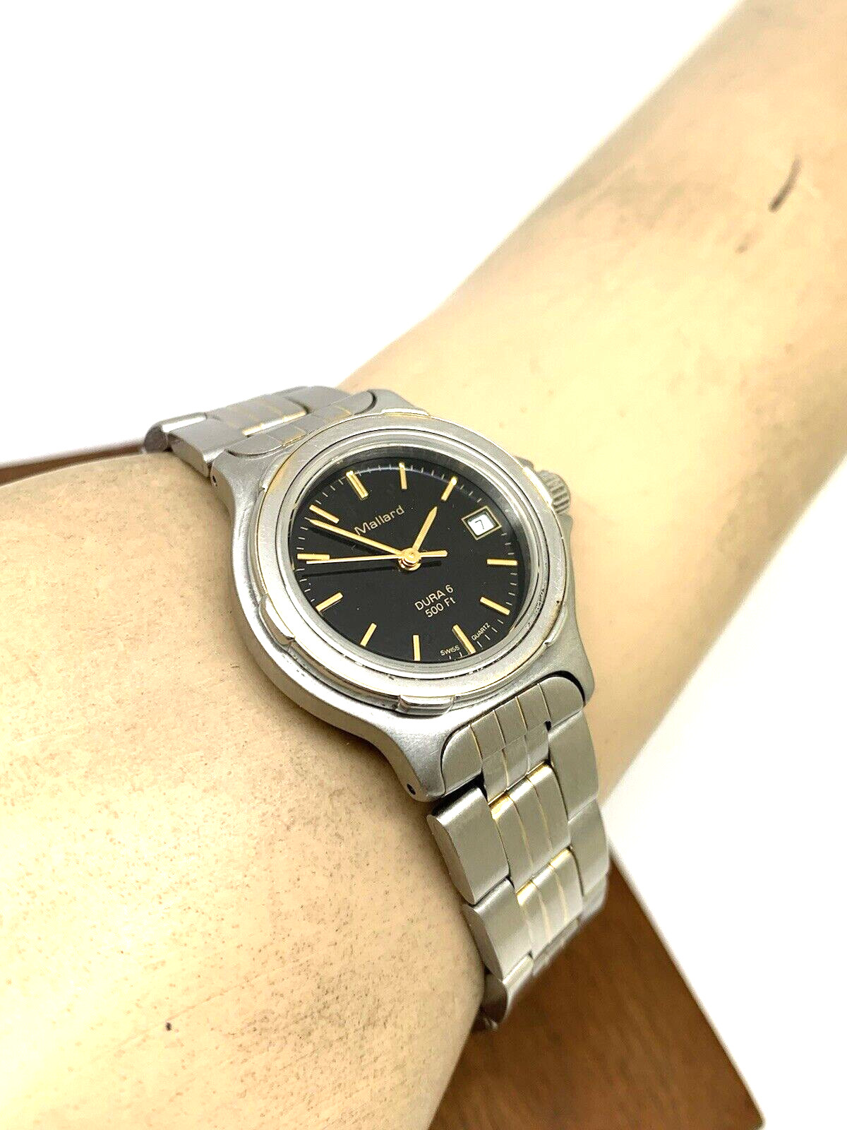 Jules Borel & Co Mallard Women’s Watch Dura 6 Swiss Quartz Two Tone Steel