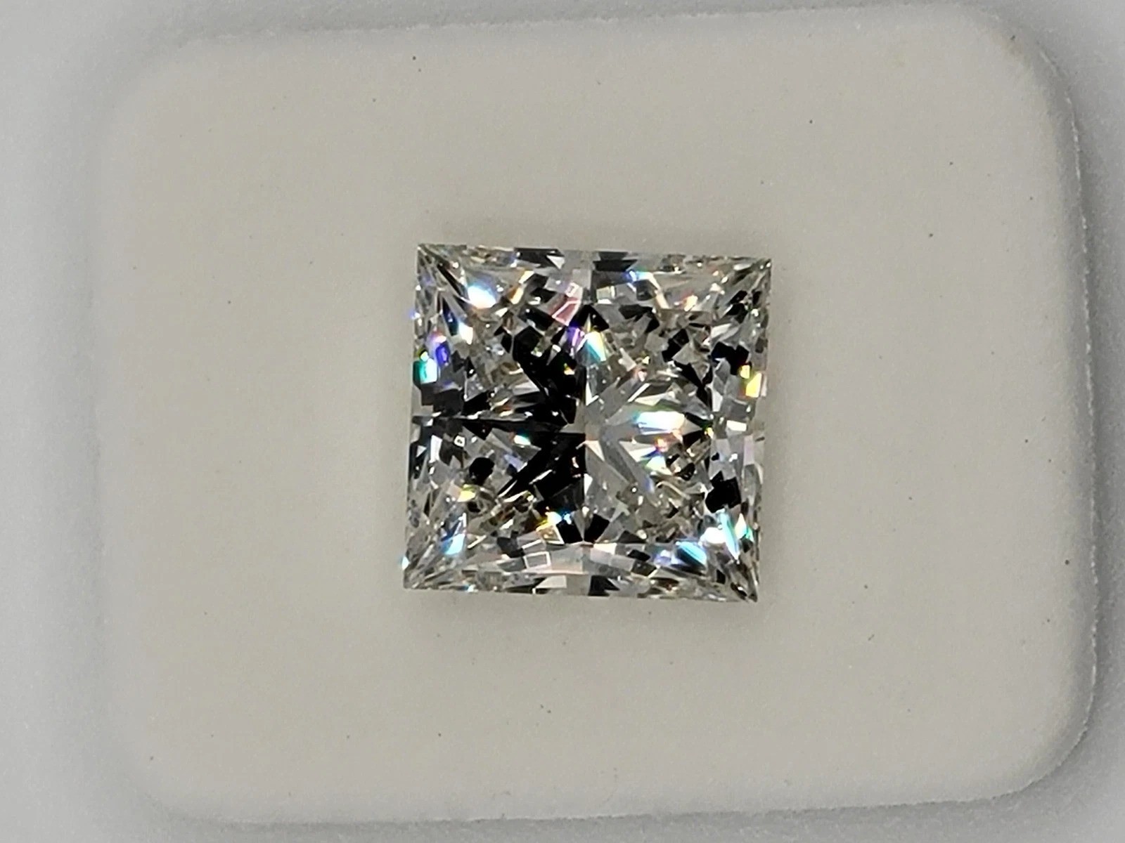 Natural PRINCESS Cut White ‘D’ Color 3.00 Ct VVS1 Unheated Loose Diamond