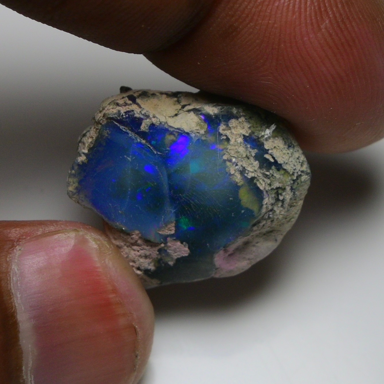 Natural Ethiopian Black Opal Rough 17.50 Ct – Ideal for Jewelry, Welo Fire Opal