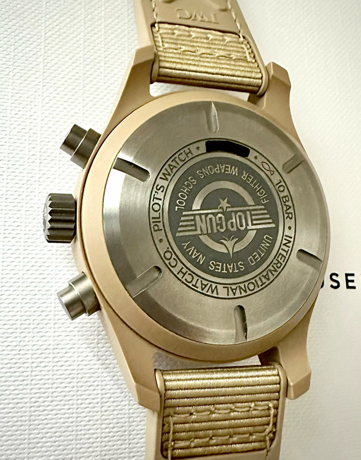 IWC Mojave Desert Chrono 41 TOP GUN Ceramic Pilot’s Watch IW389402 MSRP $12,900