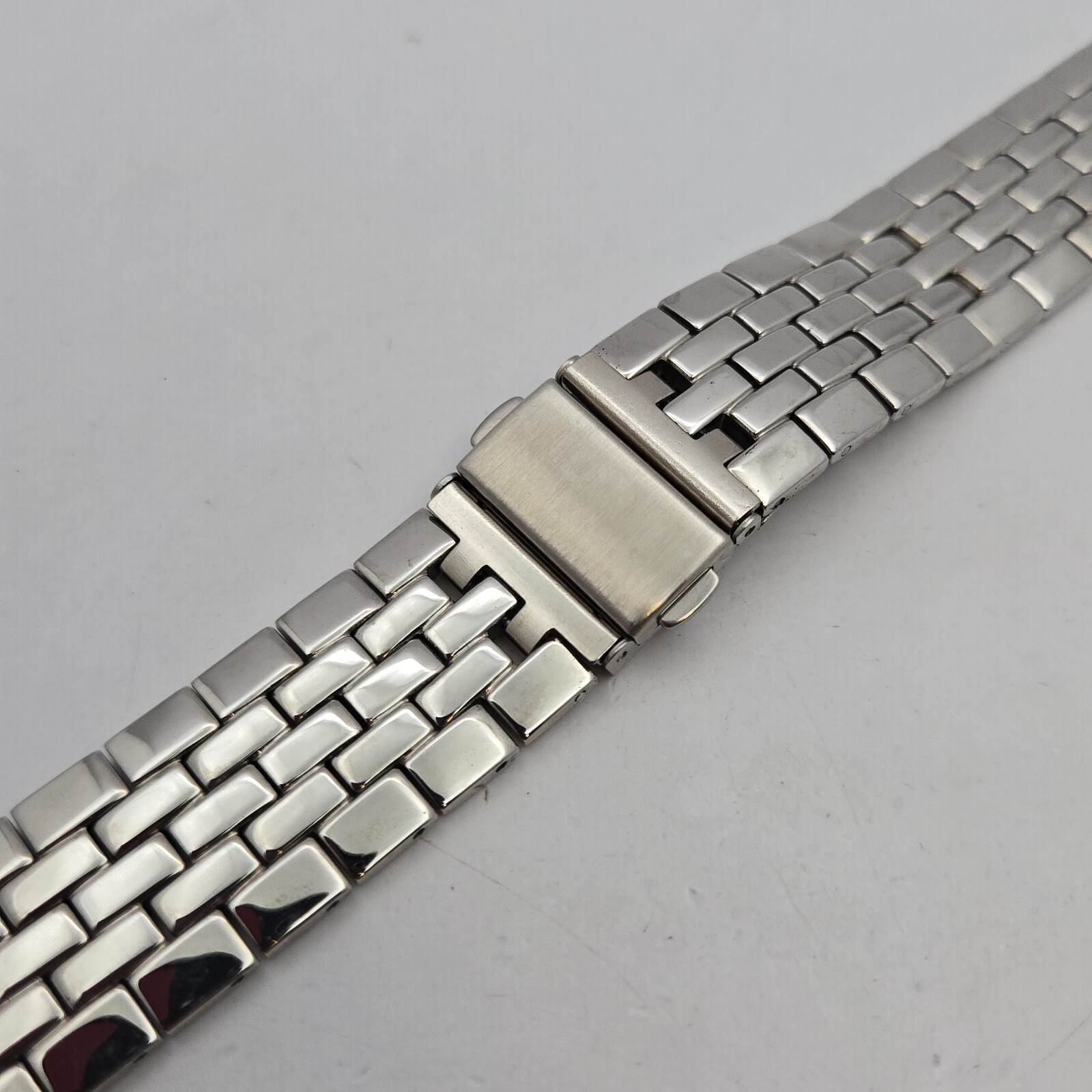 20mm stainless steel watch accessories watch bracelet/strap, silver watch chain