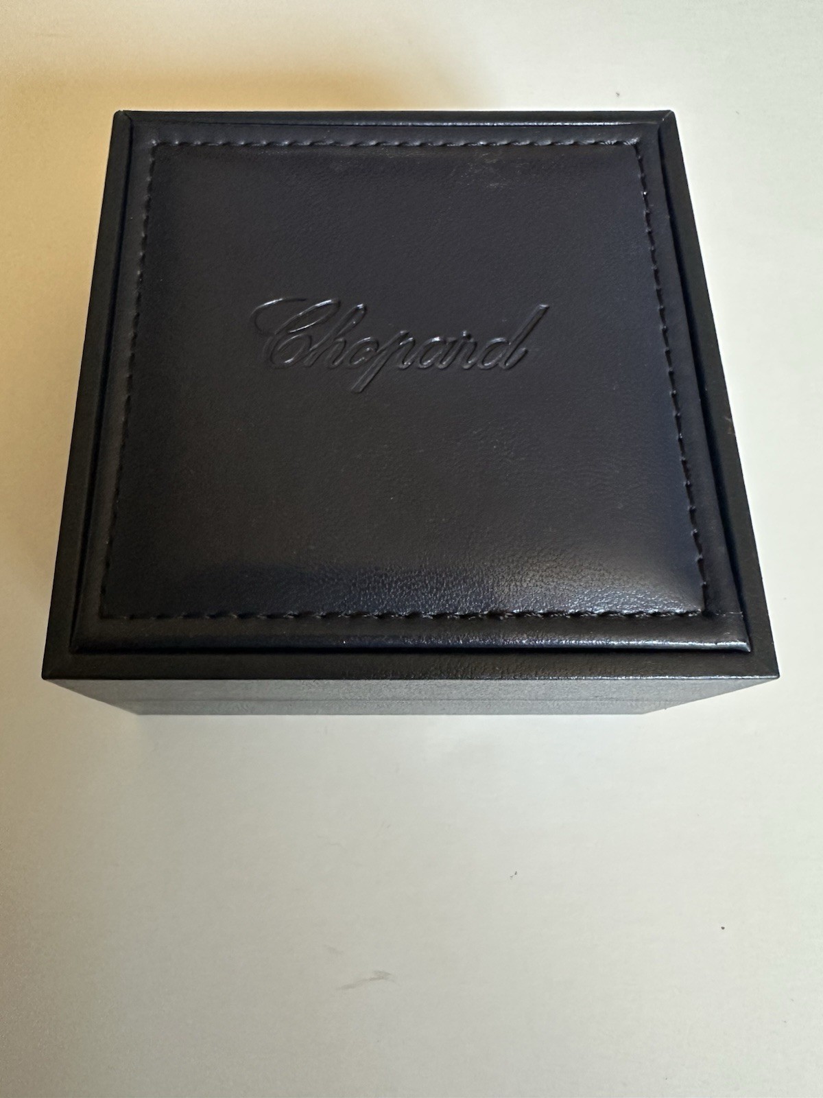 Chopard Jewelry Storage Case Dark Blue, Classic Luxury, Empty Box 4″x4″x2″