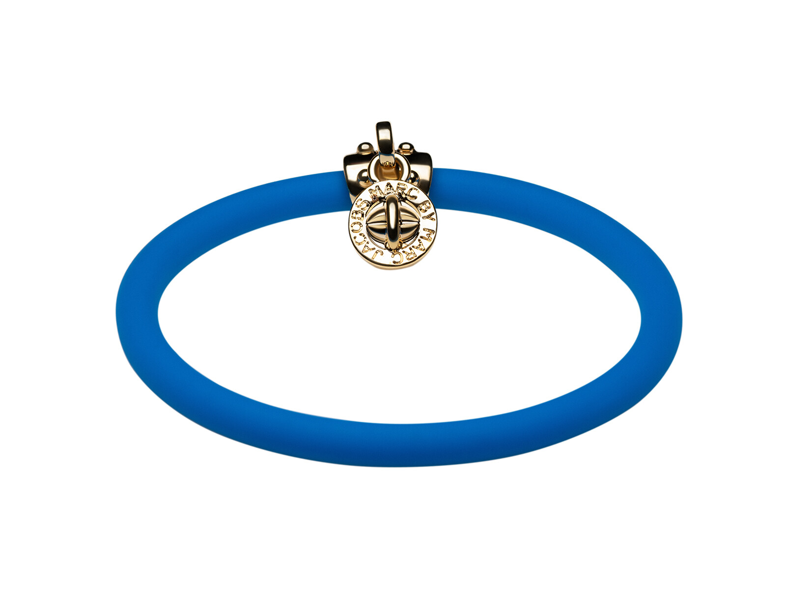 Marc By Marc Jacobs Electric Blue Lemonade Rubber Bracelet