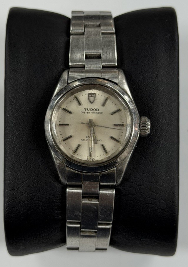 Vintage Tudor Rolex Oyster Princess 22mm Automatic Womens Watch Working