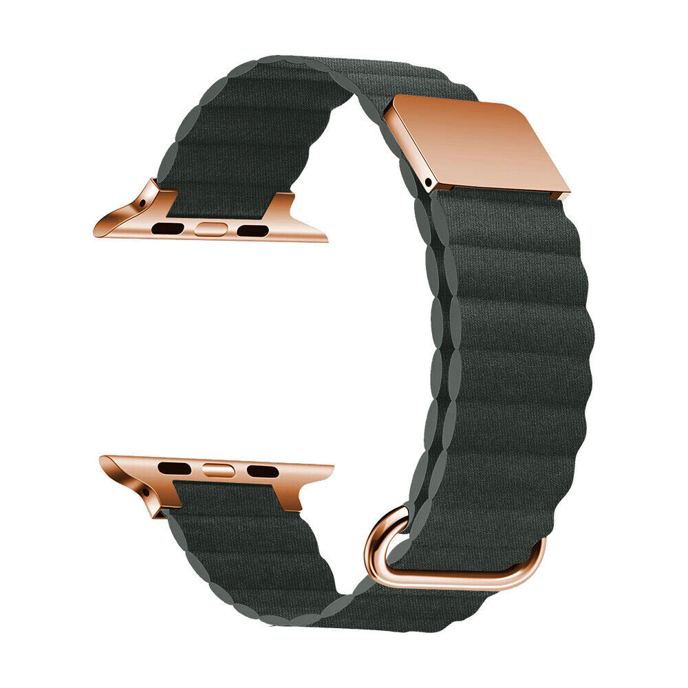 For Apple Watch Ultra 2 Series 9 8 7 6 SE 44/41/45/49mm Magnetic Loop Band Strap