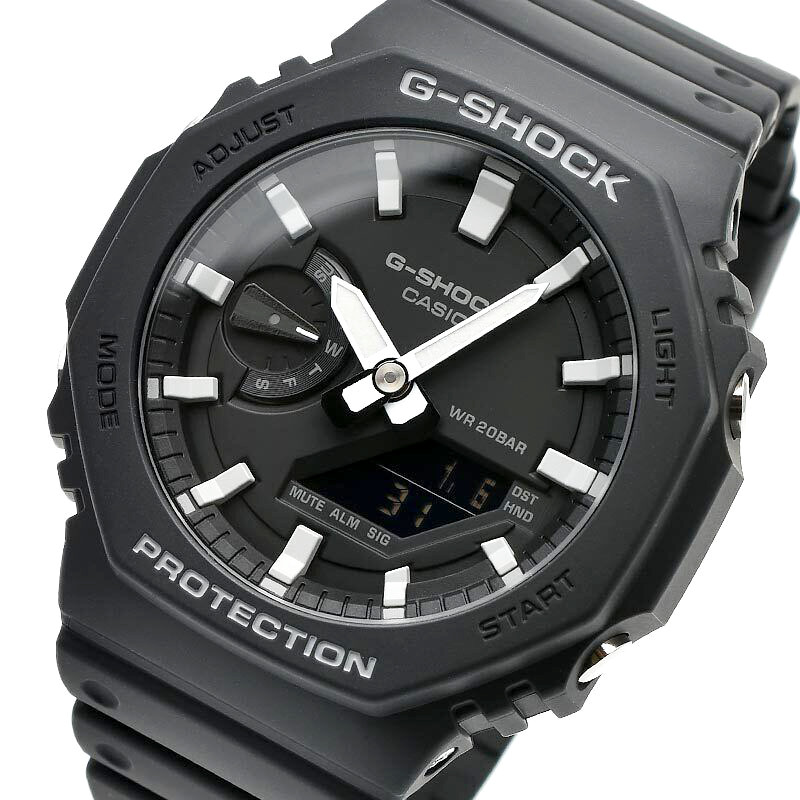 CASIO G-SHOCK GA-2100-1AJF Carbon Core Guard Watch Analog Digital Black Men’s