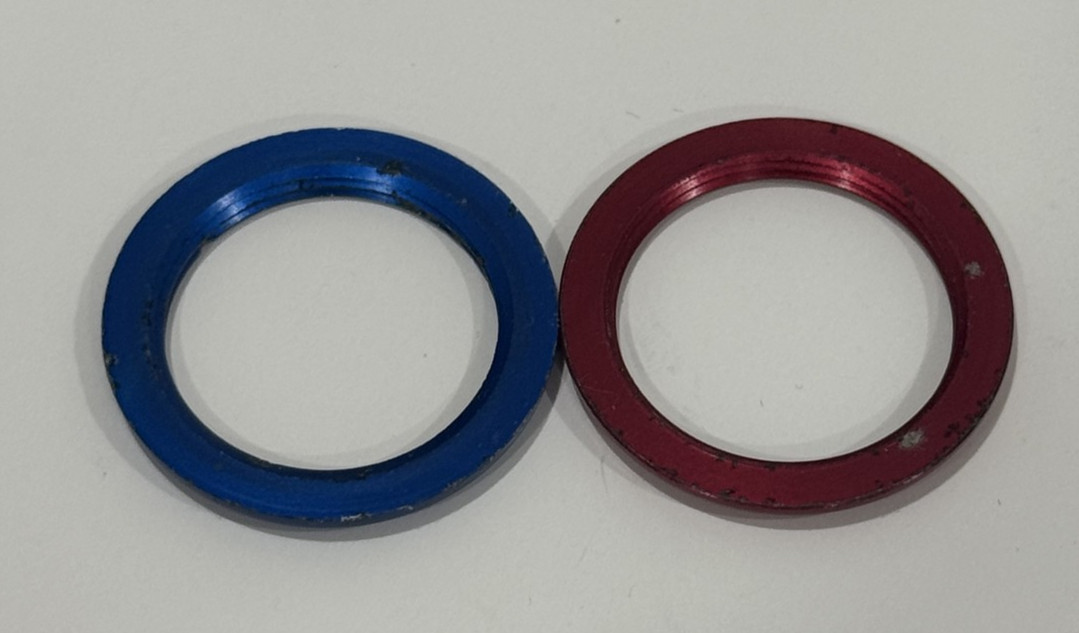 Gucci RED & BLUE Metal Bezel Authentic For 1100 1200 11/12.2
