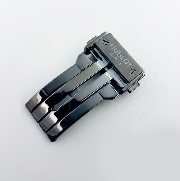 22mm Deployment Buckle/Clasp for Hublot Watch in PVD Black Big Bang Fusion Unico
