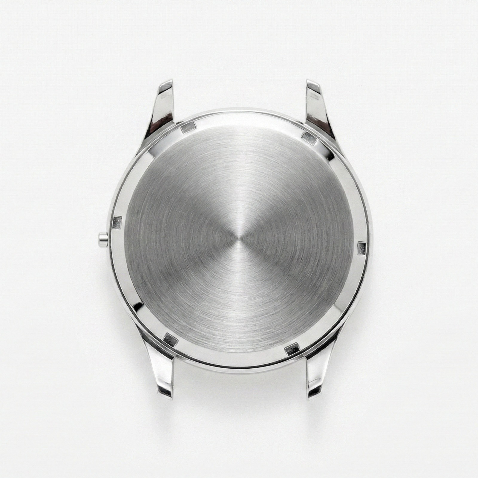 41mm glass Silver Watch Case back cover waterproof ring for 2035 Movement