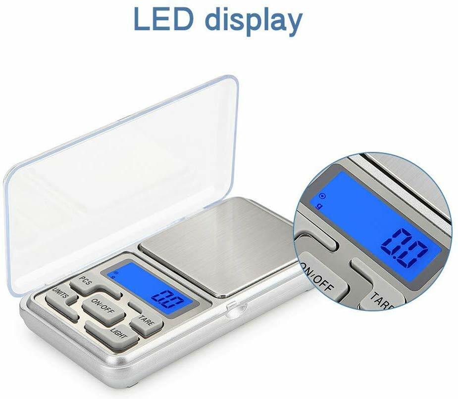 500g/0.01g Mini Digital Precise Easy View LCD Jewelry Powder Home Kitchen Scale