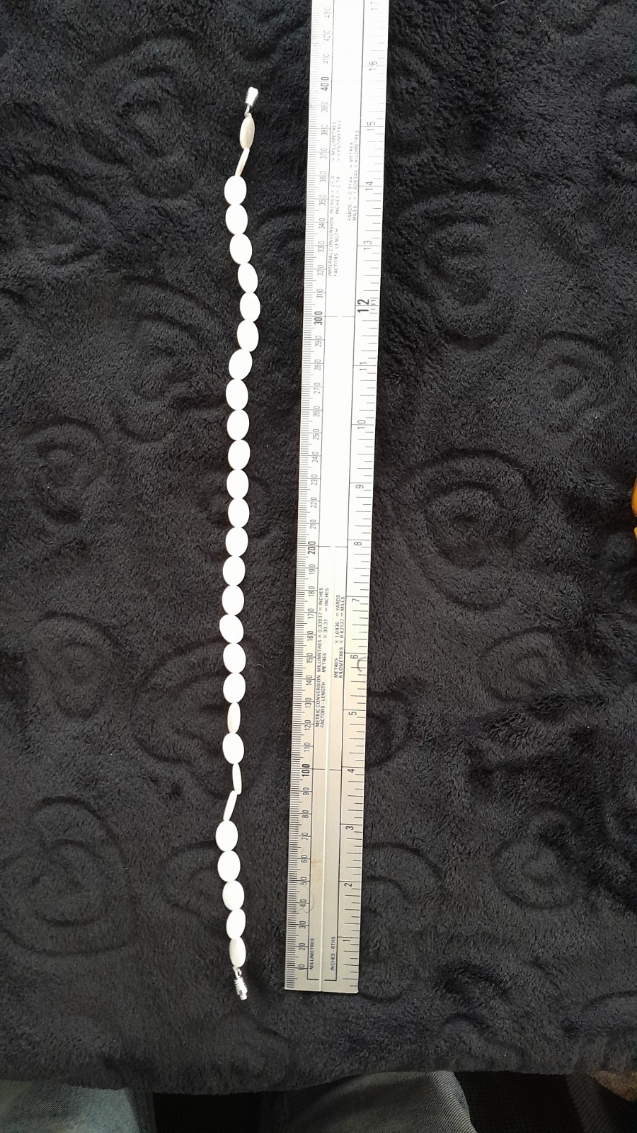 Mother of Pearl Prayernecklace – handmade 40cm length approx – FAST UK DELIVERY