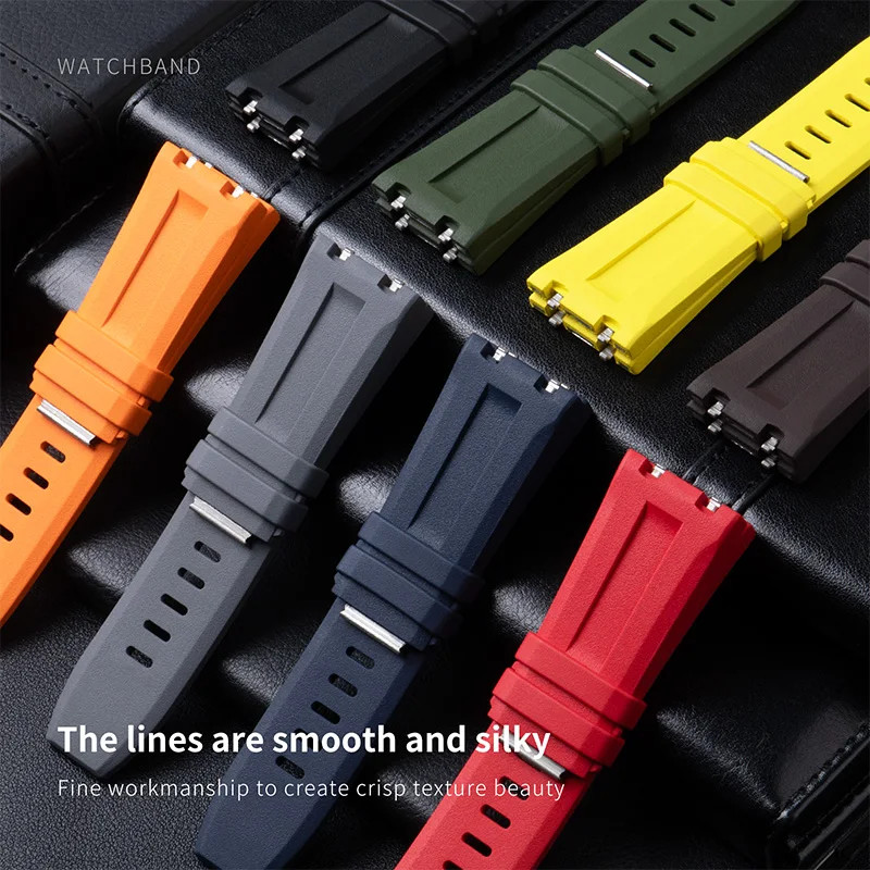 Quick Change Rubber Watch Strap For Audemars Piguet Royal Oak Offshore Diver 42
