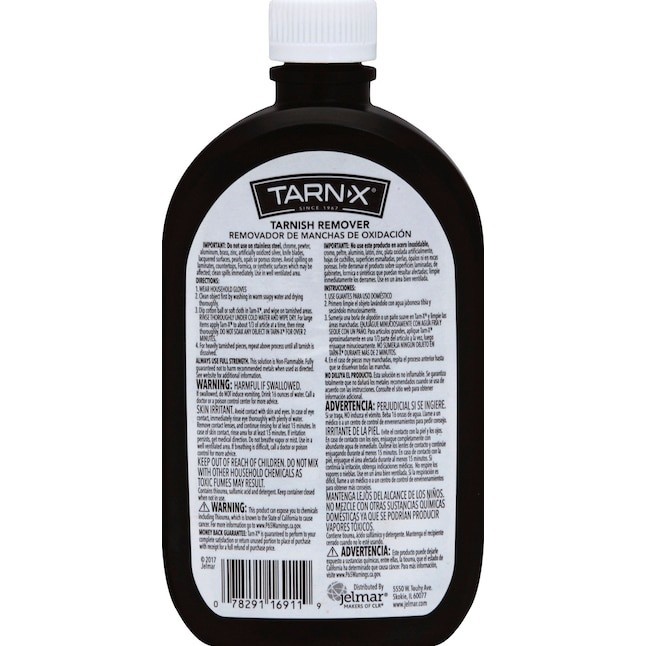Tarn-X Liquid Metal Tarnish Remover, Metal Cleaner And Polish, 12 Fl. Oz.