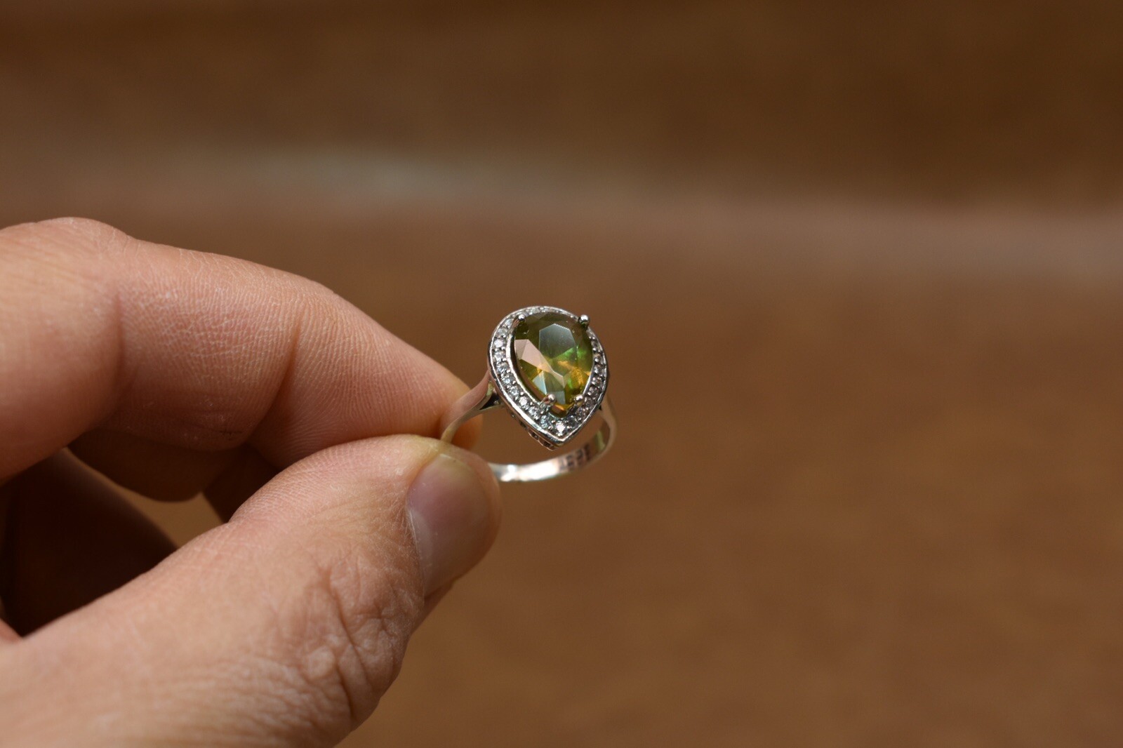 Ring For Women 925 Sterling Silver Handmade New Zultanite Gem Stone Size 5.5