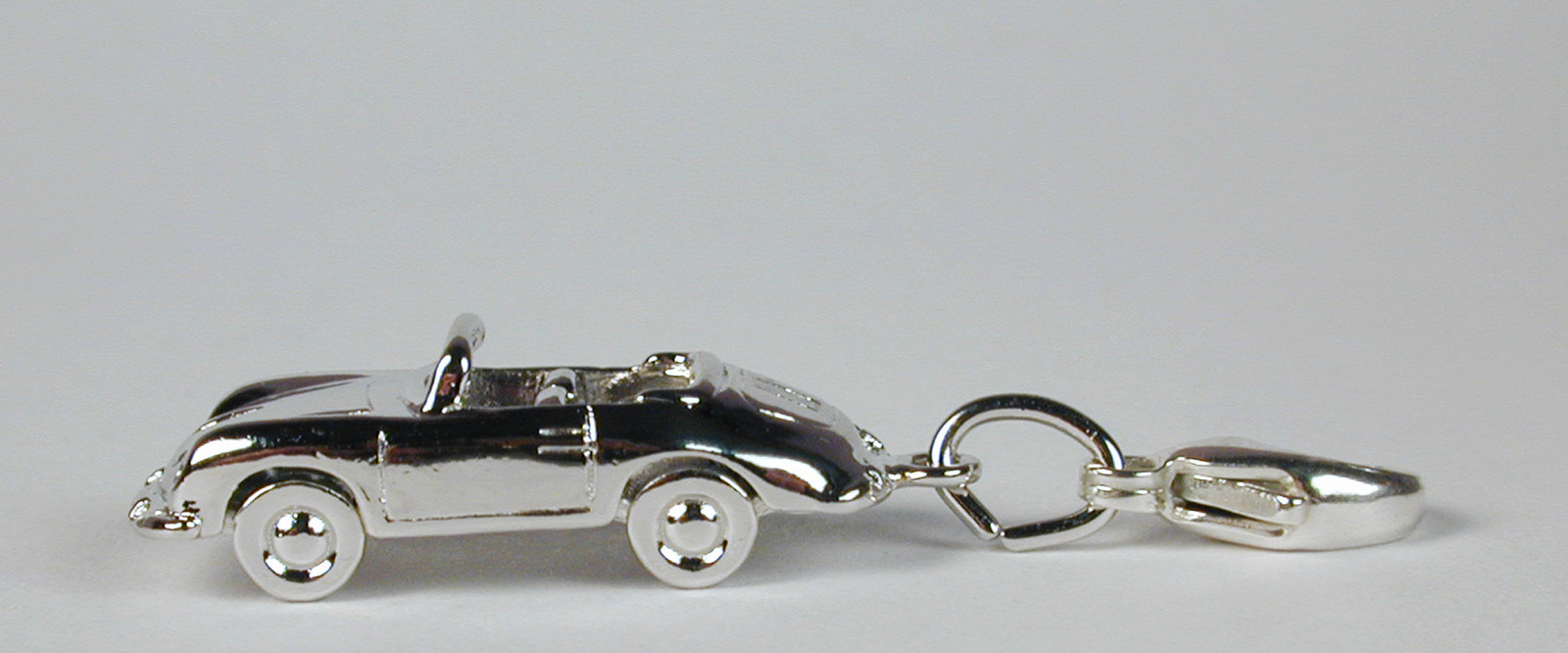 Sterling Silver Porsche Speedster Cabrio Charm Free U.S Shipping