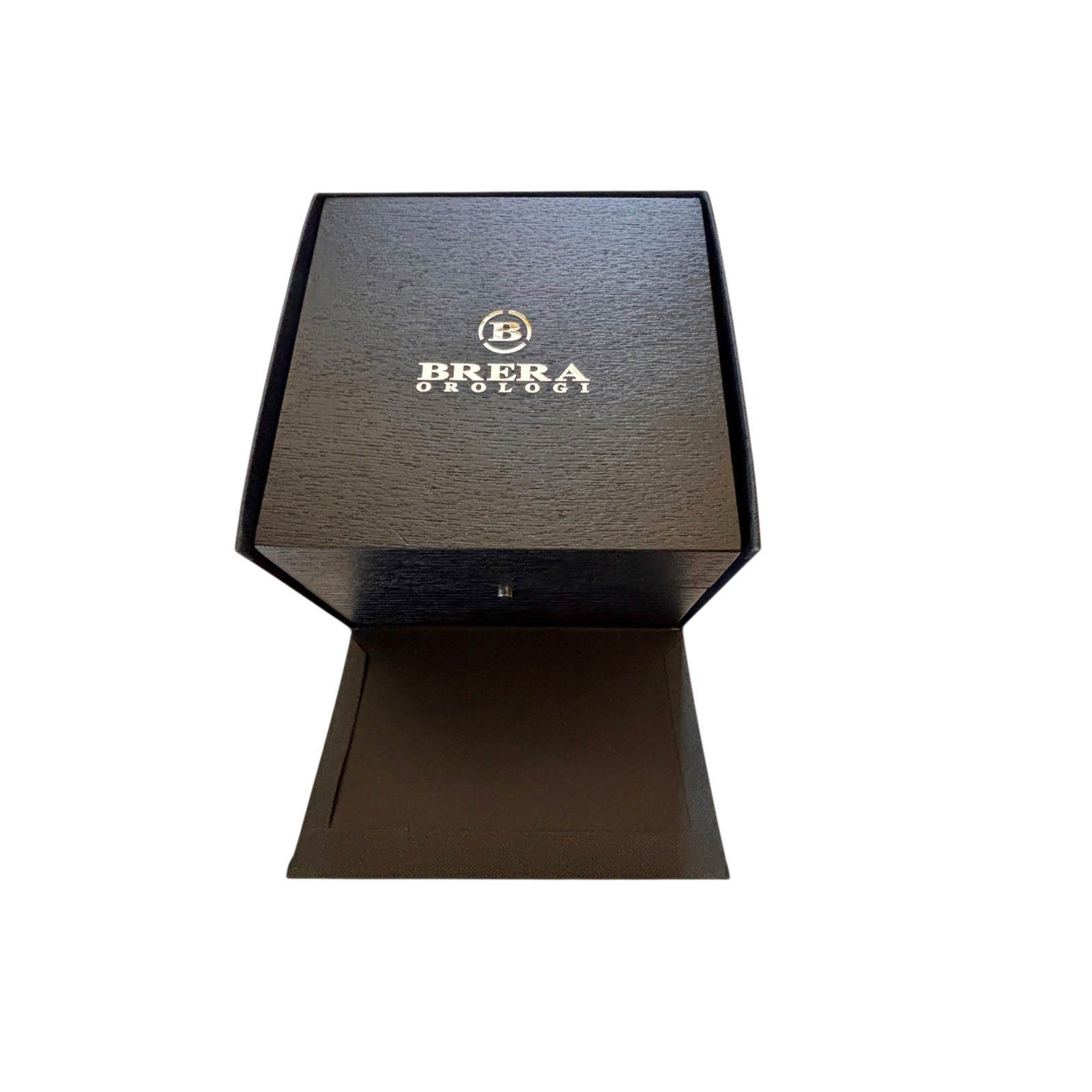 BRERA Orologi Watch Box Case And User Manual Black Vintage Genuine Box Only