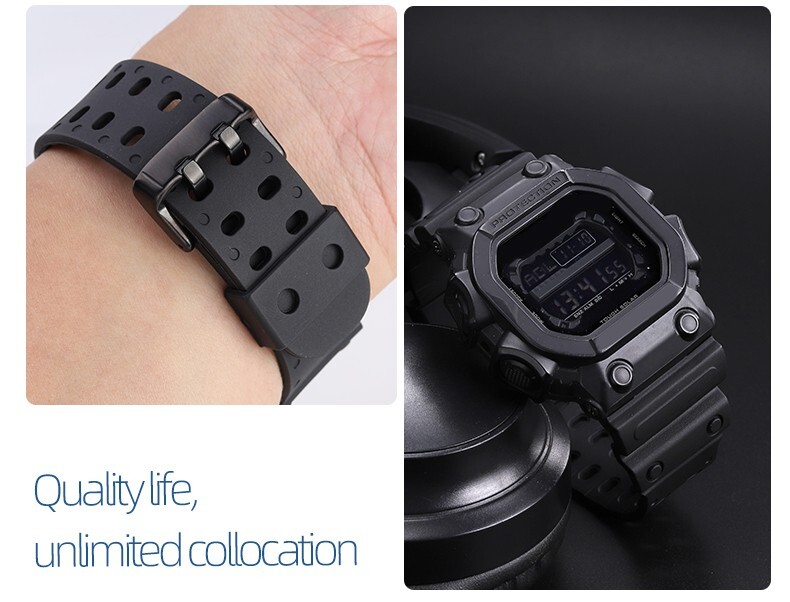 For Casio G-SHOCK GX-56BB GXW-56 TPU Sports Watchband for Men Waterproof Strap