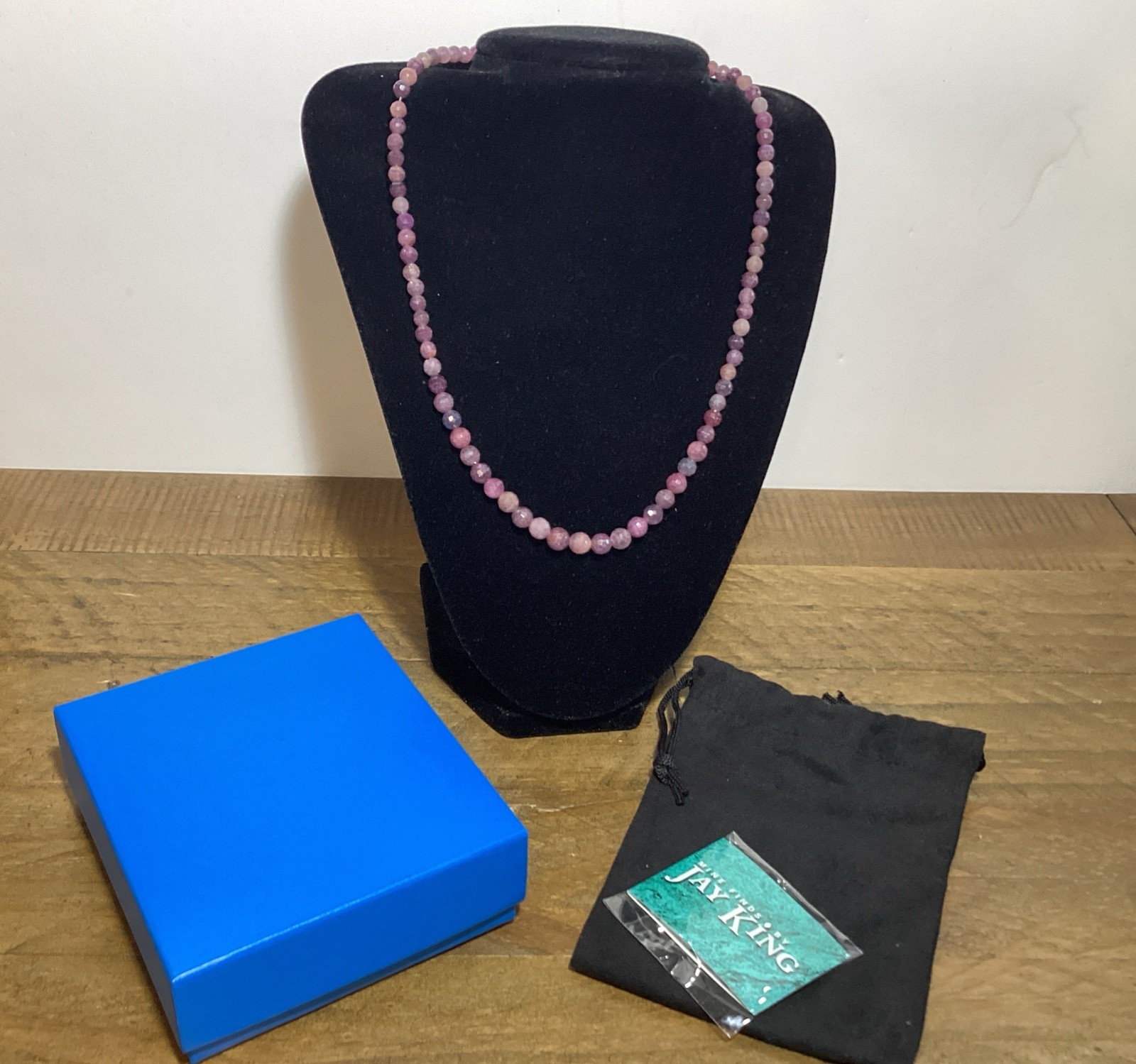 Mine Finds by Jay King DTR 925 Sterling Purple Beaded Necklace