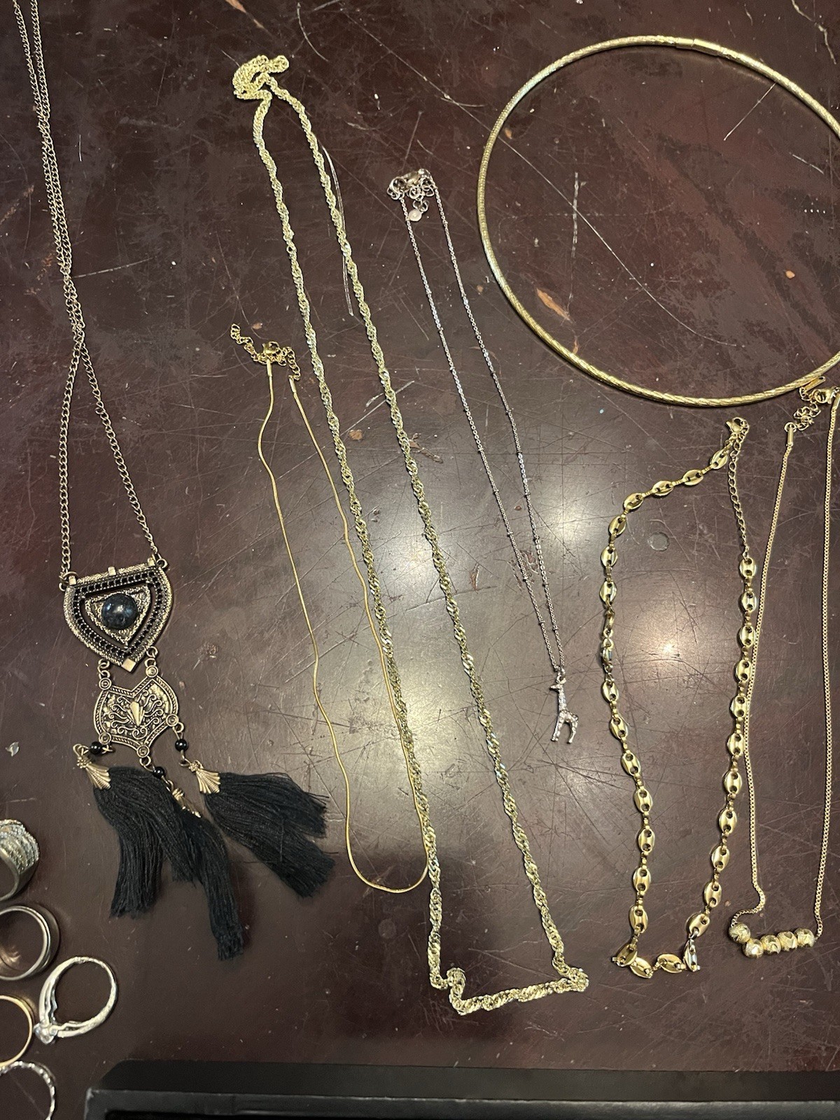 Miscellaneous Jewelry Lot, Rings Pendant Earrings Etc., Signed/stamped, Untested