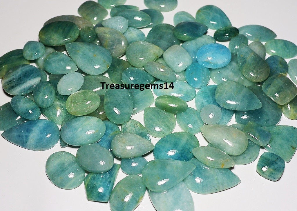 250 Crt WHOLESALE LOT NATURAL SANTA MARIA AQUAMARINE CABOCHON GEMSTONE AAAA