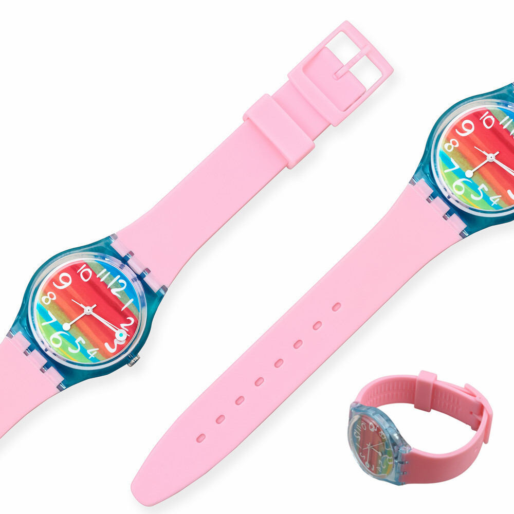 For Swatch Silicone Watch Band Strap Accessories 12 16 17 19 20mm Multicolour