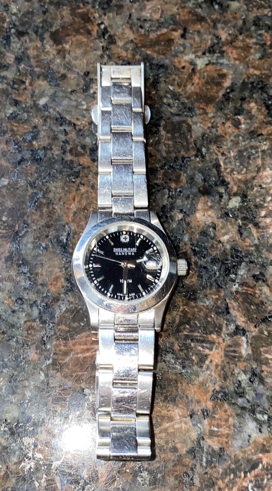 Hanowa Ladies Swiss Military Freedom Watch 5-7023 Broken For Parts or Repair