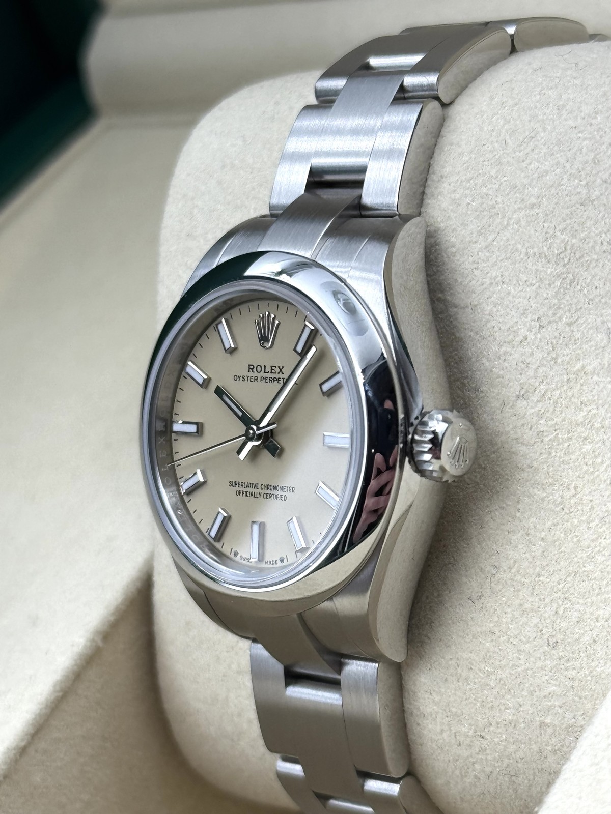 Rolex Oyster Perpetual 28mm Beige Dial 276200 Unworn 2025