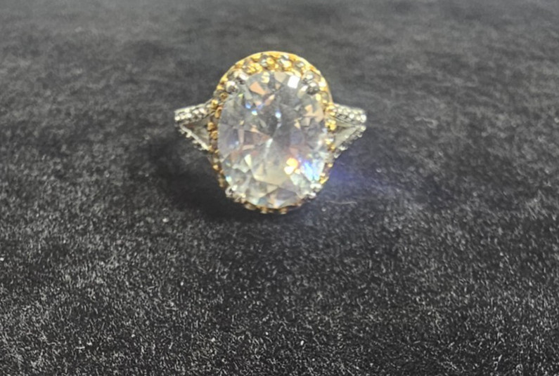 Silver & Gold Colored Ring