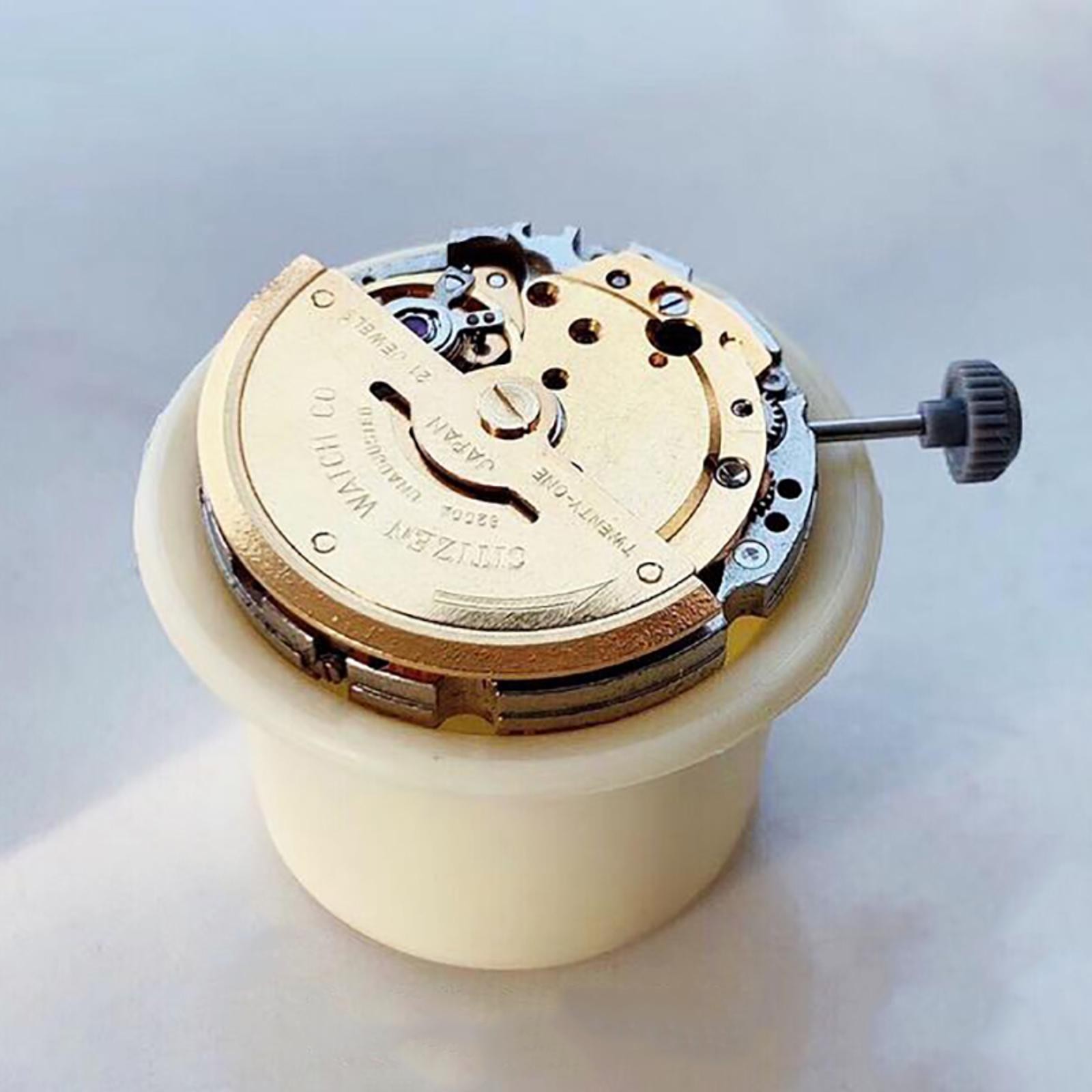 12x Wristwatch Repair Adjust Tool Plastic Stackable Cup Watch Movement Holder
