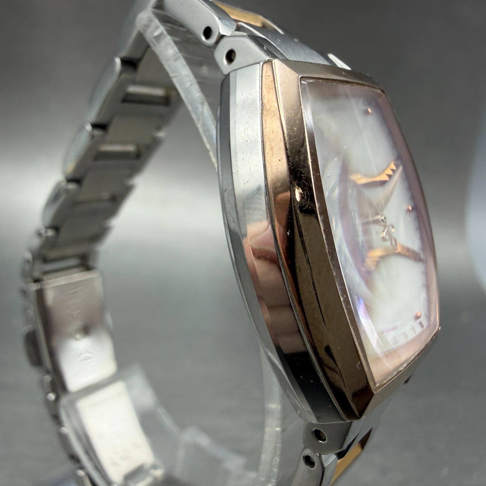 Citizen Eco-Drive XC Watch Women 25mm MOP Dial Two Tone H030-T016022 Runs