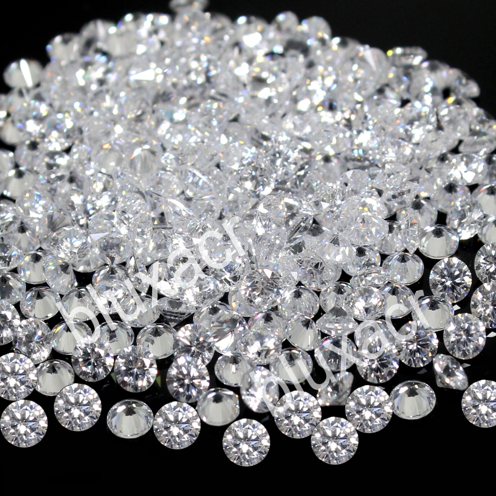 Natural VVS1 D Color Diamond Certified 1.30 MM Round Brilliant Wholesale 100 Pc