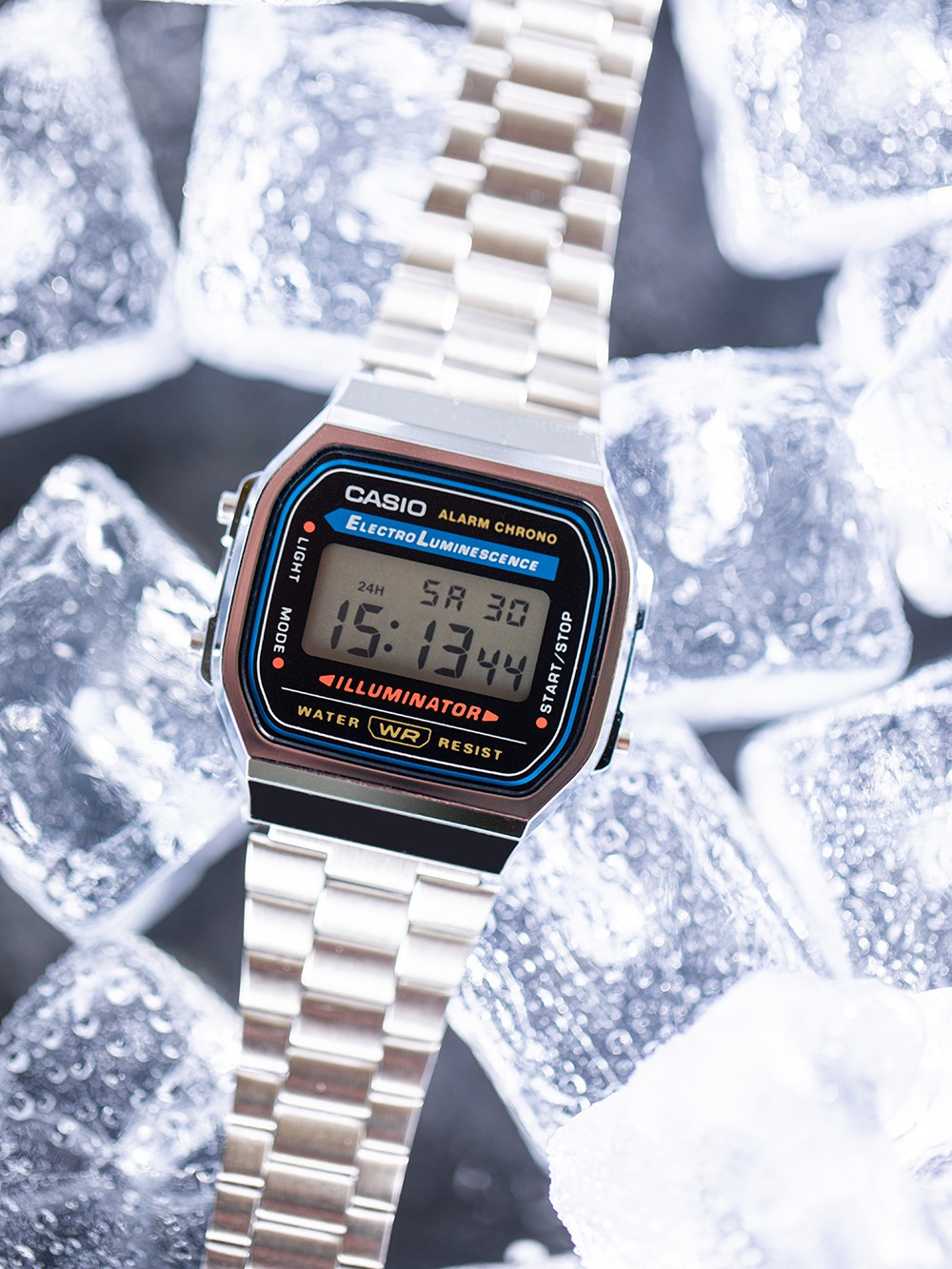 CASIO A168WA-1YES Collection Mens Watch 35mm 3 ATM