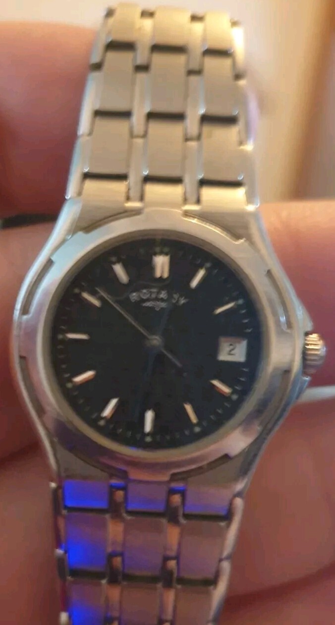 Ladies Rotary Montreux Swiss Movement Watch PO-01288 with Steel Bracelet & BOX